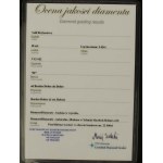 Obrączka Eternity z diamentami, złoto. Certyfikat. 3,42 ct (177)