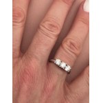 GOLD RING WITH LAB GROWN DIAMONDS - 449 LG