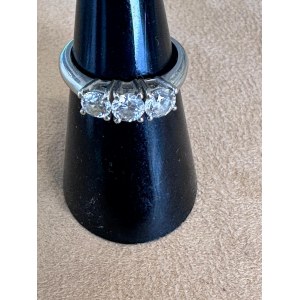 TRILOGY IN WHITE GOLD WITH LAB GROWN DIAMONDS - TRIL LG4,
