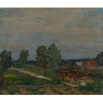 Edward Kokoszko (1900 Izdebno k.Grodziska Maz. – 1962 Warszawa), Pejzaż z Kadzidła