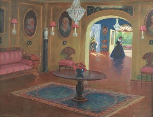 Bronisława Rychter-Janowska (1868 Kraków – 1953 tamże), W salonie