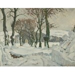 Einar Gross (1895–1962), Pejzaż zimowy, 1933 r.