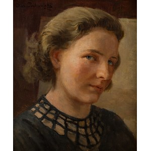 Kazimierz Pochwalski (1855 Kraków – 1940 tamże), Portret kobiety
