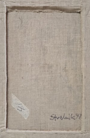 Piotr Strelnik (ur. 1956), Konewka na czerwonym tle, 1997