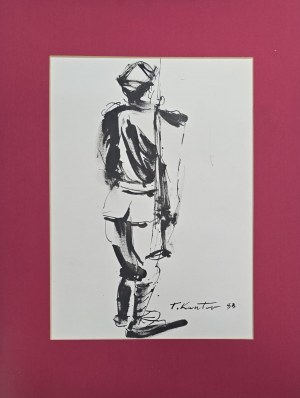 Tadeusz Kantor (1915-1990), Bez tytułu (Żołnierz), 1983