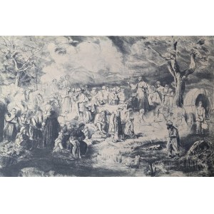 Jan Piotr Norblin (1745 Misy-sur-Yonne - 1830 Paryż), Kazanie, 1802