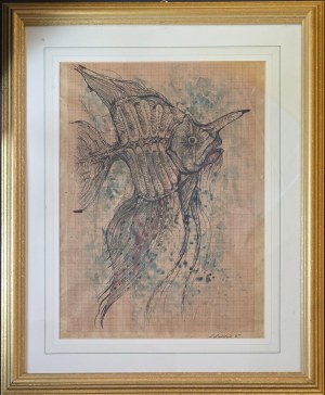 Jan Lebenstein (1930 Brześć Litewski - 1999 Kraków), Bez tytułu, 1965