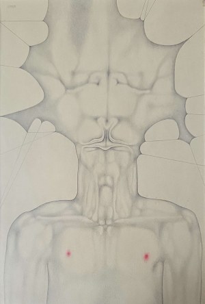 Zdzisław Beksiński (1929 Sanok - 2003 Varšava), Bez názvu, 1963