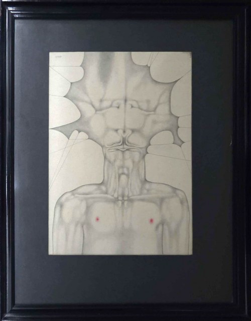 Zdzisław Beksiński (1929 Sanok - 2003 Warszawa), Bez tytułu, 1963