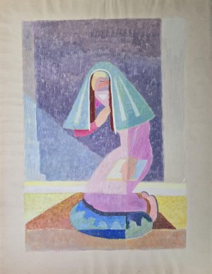 Zdzisław Cyankiewicz CYAN (1912 Białystok - 1981 Paryż), Kontemplacja