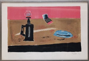 Henryk Hayden (1883 Varšava - 1970 Paříž), Zátiší s lampou, 1962