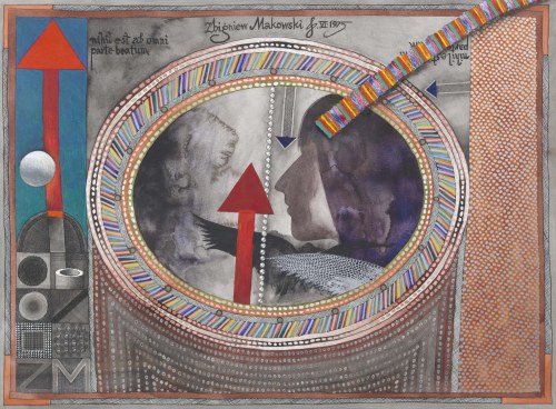 Zbigniew Makowski (1930 Warszawa - 2019 Warszawa), Nihil est ab omni parte beatum, 1975