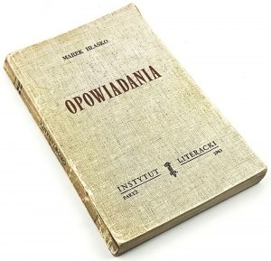 HŁASKO- OPOWIADANIA Paryż 1963