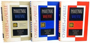 CHARLES DE GAULLE - WAR MEMORIES vol. 1-3