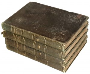 SZAJNOCHA - JADWIGA I JAGIEŁŁO díl 1-4 [komplet] 1861.