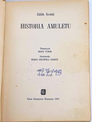 NESBIT- HISTORIE AMULETU. Varšava 1963