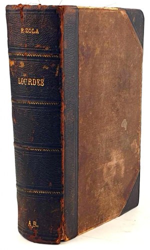 ZOLA- LOURDES. Varšava 1895. první polské vydání!