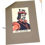 [STRYJEŃSKA ZOFIA]. PANTEON POLSKI. Wg rys. Z. Stryjeńskiej. Druk „Sérigraphie”. T. Wallich. Paryż 1954