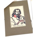 [STRYJEŃSKA ZOFIA]. PANTEON POLSKI. Wg rys. Z. Stryjeńskiej. Druk „Sérigraphie”. T. Wallich. Paryż 1954