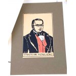 [STRYJEŃSKA ZOFIA]. PANTEON POLSKI. Wg rys. Z. Stryjeńskiej. Druk „Sérigraphie”. T. Wallich. Paryż 1954