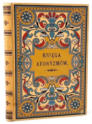 BEŁZA- KNIHA AFORMŮ 1888 velmi pěkný výtisk