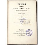 OSTROWSKI - ŻYWOT TOMASZA OSTROWSKIEGO t.1-2 [complet en 2 volumes] 1836