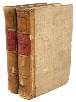 KOSIŃSKI -CITIES, villages and castles of Poland Volume I-IV [complete] Vilnius 1851 OPTIONS