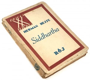 HESSE- SIDDHARTHA. First Polish edition, 1932