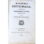 KORZENIOWSKI - ERRANCES DE L'ORIGINAL. Wyd.1, Vilnius 1848