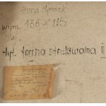 Anna Cyronek-Kalinowska (1919 Częstochowa - 2008 Poznań), Forma strukturalna II, lata 70. XX w.