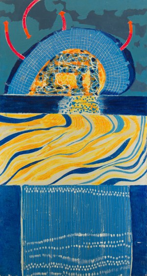 Bronisław Kierzkowski (1924 Łódź - 1993 Warszawa), Bez tytułu, 1973
