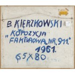 Bronislaw Kierzkowski (1924 Lodz - 1993 Warsaw), Texture Composition No. 911, 1961