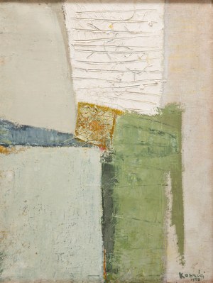 Aleksander Kobzdej (1920 Olesko - 1972 Warsaw), Composition, 1958