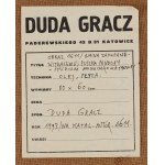 Jerzy Duda-Gracz (1941 Częstochowa - 2004 Łagów), Witkacemu; puszka Pandory - studium monochromatyczne, 1993