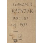 Sławomir Ratajski (ur. 1955, Warszawa), Oko w oko (dyptyk), 1987