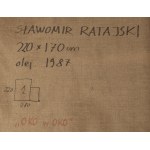 Sławomir Ratajski (ur. 1955, Warszawa), Oko w oko (dyptyk), 1987