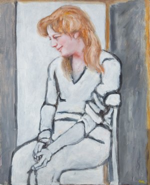 Eugeniusz Markowski (1912 Warszawa - 2007 Warszawa), Portret Jowity, lata 70. XX w.
