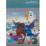 Stefan Krygier (1923 Łódź - 1997 Łódź), Po powrocie Odysa z cyklu Symultanizm formy, 1988