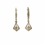 Long earrings, 1920s, art déco