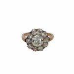 Diamond ring, 19th/20th century.
