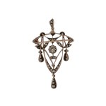 Brooch-pendant, Russia, 1908-1917, Art Nouveau