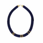 Lapis lazuli necklace, contemporary