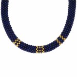 Lapis lazuli necklace, contemporary