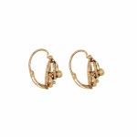 Biedermeier type earrings, France, con. XIX c.
