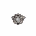 Art déco ring, 1920s.
