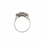 Art déco ring, 1920s.