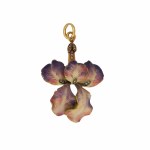 Pendant - iris, con. XIX century, Art Nouveau