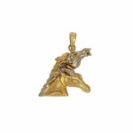 Pendant - two horses, France, 20th century.