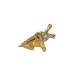 Pendant - two horses, France, 20th century.