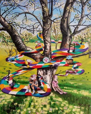 ANNA ZBOROVSKA, IN THE GARDEN OF IMAGINATION, 2023.